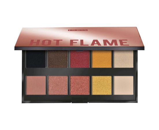 Pupa Make Up Stories Eyeshadow Palette 002 Hot Flame 10 Shades 18 g Dekoratīvā kosmētika