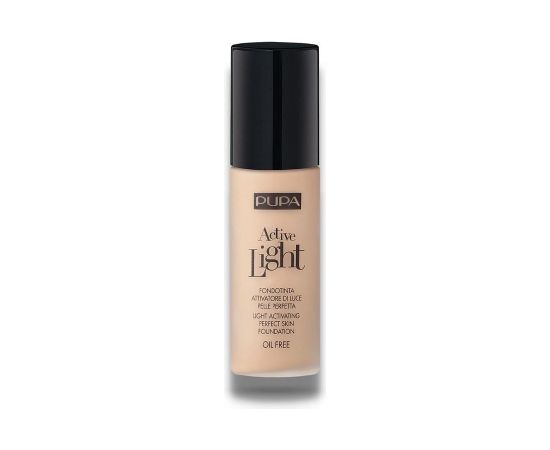 Pupa Active-Light Oil Free Illuminating Liquid Foundation 60 Amber 30ml Dekoratīvā kosmētika