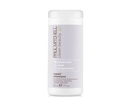 Paul Mitchell Clean Beauty Repair Vegan Hair Shampoo For Strengthening 50ml Šampūni