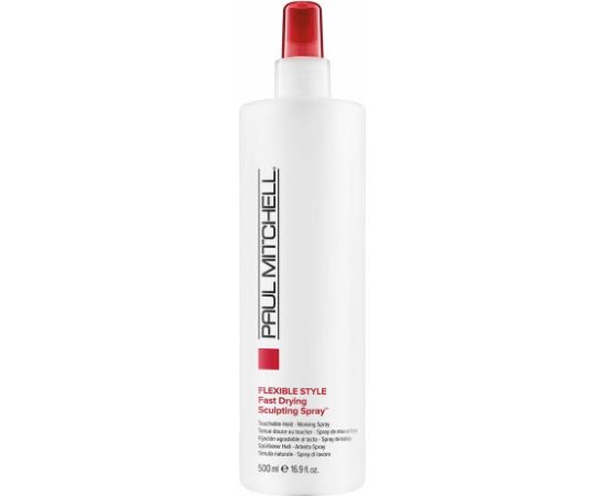 Paul Mitchell Flexible Style Fast Drying Sculpting Paraben-Free Hair Spray Shine & Body Medium Hold 500ml Matu kopšana