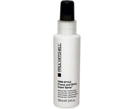 Paul Mitchell Firm Style Freeze And Shine Paraben-Free Hair Spray Finishing Maximum Hold 100ml Matu kopšana