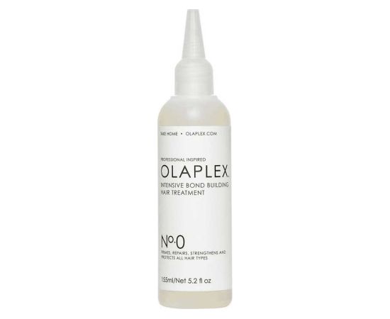 Olaplex Intensive Bond Building No.0 Free Of DEA/Aldehydes & Formaldehyde Hair Lotion Treatment Primes/Repairs/Strengthens & Protects 155ml Matu kopšana