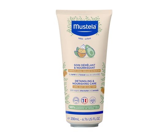 Mustela Mustela Shea Butter & Avocado Hair Cream Treatment Detangling & Smoothing 200ml Matu kopšana