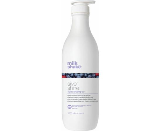 Milk Shake Silver Shine Light Sulfates-Free Hair Shampoo For Neutralisation Of Yellow Tones 1000ml Šampūni