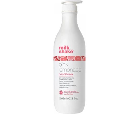 Milk Shake Pink Lemonade Milk Proteins Hair Colour Conditioner Pink Colouring 1000ml Matu kopšana