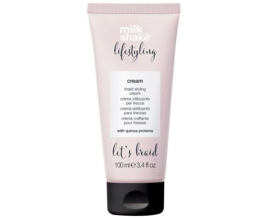 Milk Shake Lifestyling Braid Quinoa Proteins Hair Styling Cream 100ml Matu kopšana