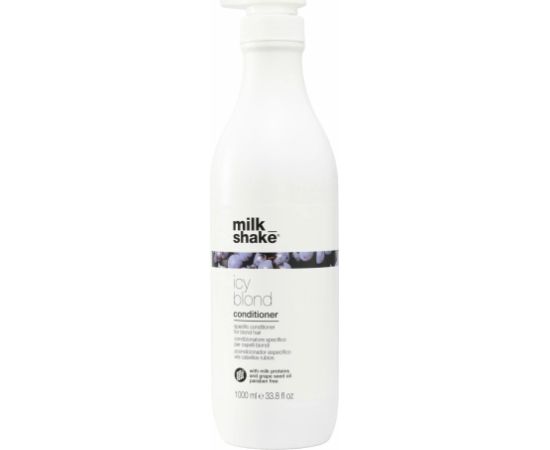 Milk Shake Icy Blond Milk Proteins Hair Conditioner Counteracts Yellow Or Orange Tones 1000ml Matu kopšana