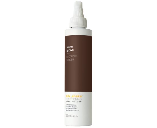 Milk Shake Direct Colour Ammonia-Free Hair Colour Conditioner Warm Brown 200ml Matu kopšana