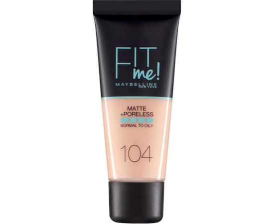 Maybelline Fit Me Matte + Poreless Liquid Foundation 104 Soft Ivory 30ml Kосметические средства