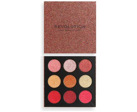 Makeup Revolution Euphoric Foil Palette Eyeshadow Palette House Of Fun 25 g Dekoratīvā kosmētika