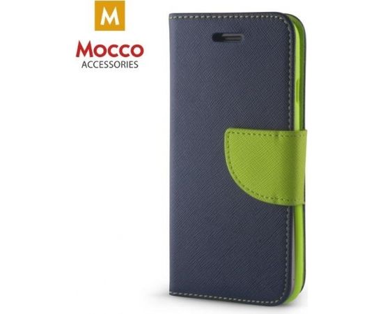 Mocco Fancy Case Чехол Книжка для телефона Sony Xperia XA1 Plus Синий / Зелёный