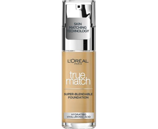 L'Oreal Paris True Match Liquid Foundation 7R/7C Ambre Rose SPF 17 30ml *Tester Dekoratīvā kosmētika