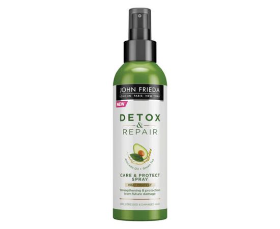 John Frieda Detox & Repair Avocado Oil Hair Spray Heat Protection 100ml Matu kopšana