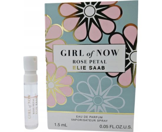 Elie Saab Girl of Now Rose Petal Eau De Parfum For Women 1.5ml *Sample Smaržas - NESAKĀRTOTS