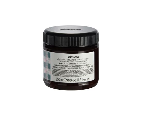 Davines Alchemic Hair Colour Conditioner Teal Blue Enhances Color Vibrancy 250ml Matu kopšana