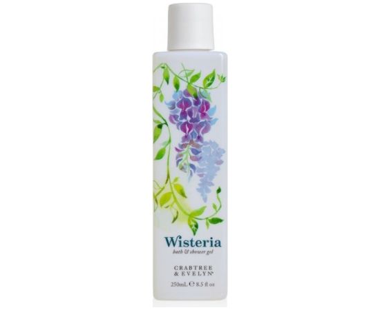 Crabtree & Evelyn Wisteria Cleansing Shower Gel For All Skin Types 250ml Dušas želejas ķermenim