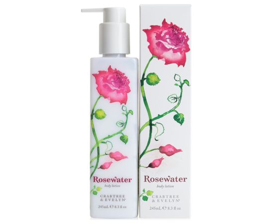 Crabtree & Evelyn Rosewater Moisturizing Body Lotion 245ml Ķermeņa kosmētika
