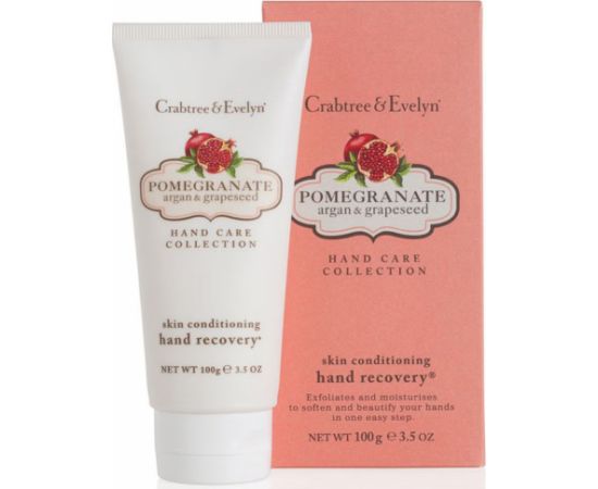 Crabtree & Evelyn Pomegranate Argan & Grapeseed Conditioning Hand Cream 100 g Ķermeņa kosmētika