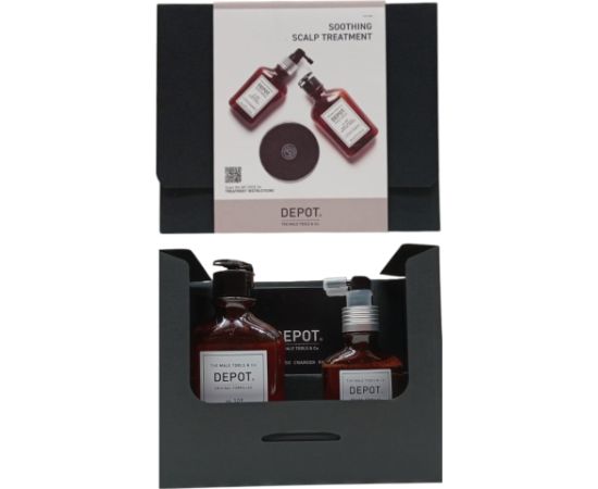 Consumer Kit G Set Depot: 200 Hair Treatments No. 209 Hair Lotion Treatment For Calming 100ml + 100 Hair Cleansing No. 109 Hair Shampoo For Calming 250ml Matu kopšana