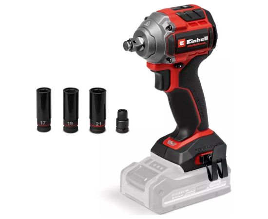 Triecienatslēga Einhell TP-CW 18/260-C Li BL - Solo; 18 V (bez akumulatora un lādētāja) Trieciena uzgriežņu pistoles ar akumulatoru