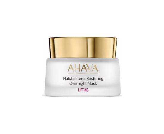 Ahava Halobacteria Restoring Lifting Overnight Cream Mask For Face 50ml Sejas kopšana