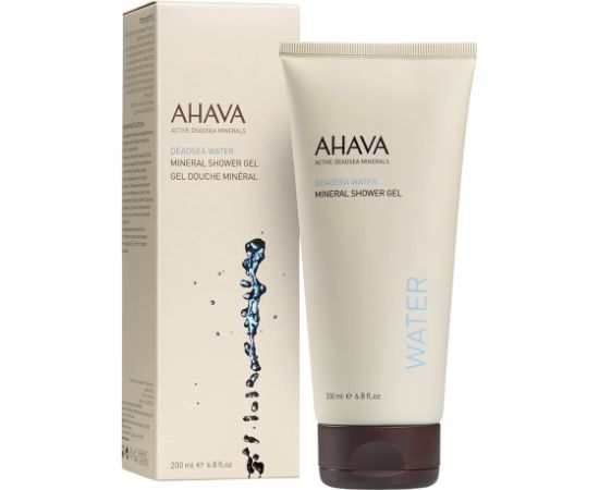 Ahava Deadsea Water Mineral Cleansing Shower Gel All Skin Types 200ml Dušas želejas ķermenim