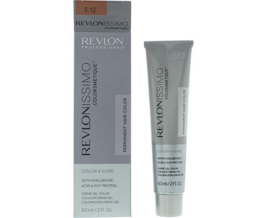 Revlon Revlonissimo Colorsmetique Permanent Hair Dye 5.12 Light Pearly Brown 60ml Matu kopšana