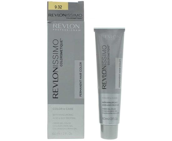 Revlon Revlonissimo Colorsmetique Permanent Hair Dye 9.32 Very Light Golden Pearl Blonde 60ml Matu kopšana