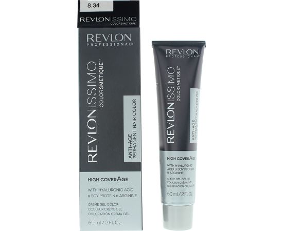 Revlon Colorsmetique KER-HA Complex™ Permanent Hair Dye 8.34 Light Hazel Blonde 60ml Matu kopšana