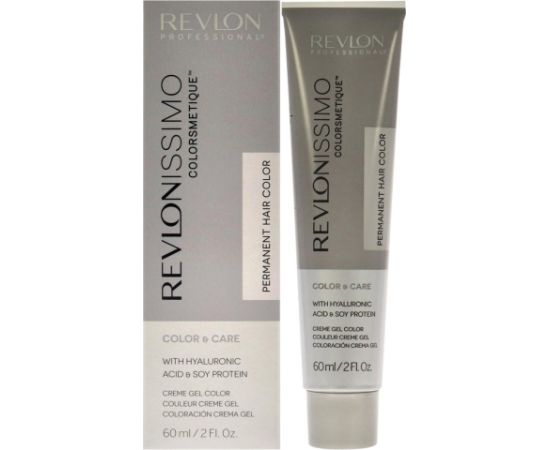 Revlon Revlonissimo Colorsmetique Hyaluronic Acid Permanent Hair Dye 8.21 Light Iridescent Ash Blonde 60ml Matu kopšana