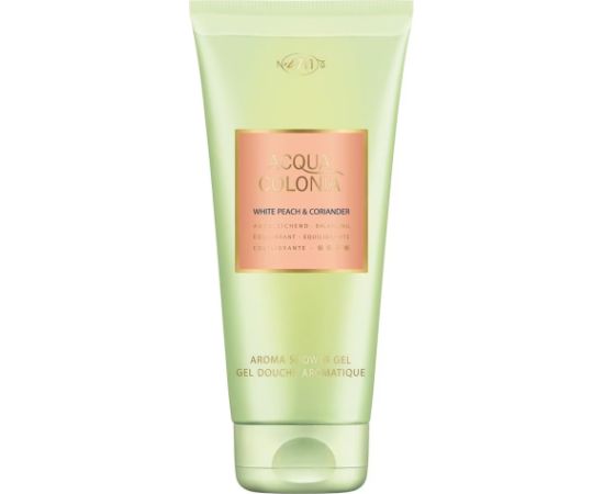 4711 Acqua Colonia White Peach & Coriander Moisturizing Shower Gel Body All Skin Types 200ml Dušas želejas ķermenim