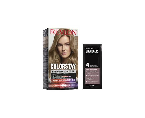 Revlon Color Stay Permanent Hair Dye 8.13 Medium Beige Blonde 165ml Matu kopšana