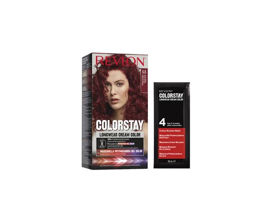 Revlon Color Stay Permanent Hair Dye 6.6 Intense Red 165ml Matu kopšana