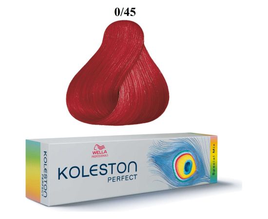 Wella Professionals, Koleston Perfect Special Mix, Permanent Hair Dye, 0/45 Red, 60 ml Matu kopšana