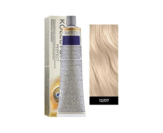 Wella Professionals, Koleston Perfect, Permanent Hair Dye, 12/07 , 60 ml Matu kopšana