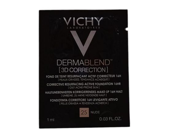 Vichy, DERMABLEND, Colour Correcting, Liquid Foundation, 25, Nude, 1 ml *Sample Kосметические средства