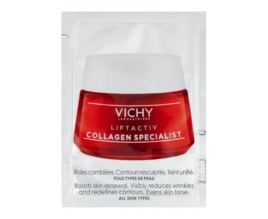 Vichy, COLLAGEN SPECIALIST, Collagen, Anti-Wrinkle, Night, Cream, For Face, 1.5 ml *Sample Ķermeņa kosmētika