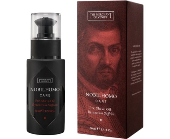 The Merchant Of Venice, Byzantium Saffron, Olive Oil, Moisturizing & Softening, Pre-Shaving Oil, 50 ml Bārdas kopšana