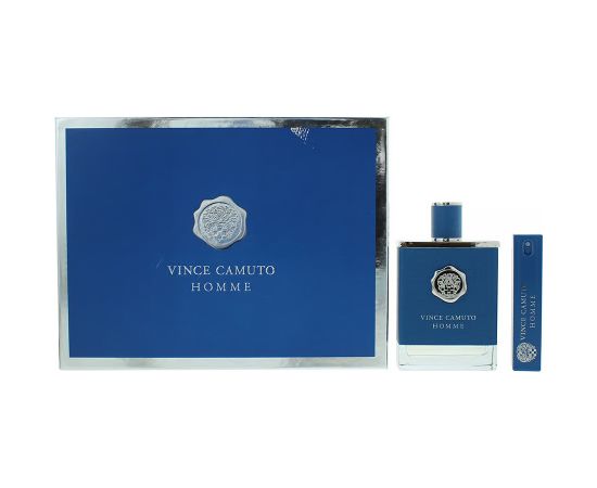 Set Vince Camuto: Homme, Eau De Toilette, For Men, 200 ml + Homme, Eau De Toilette, For Men, 15 ml Dāvanu komplekti