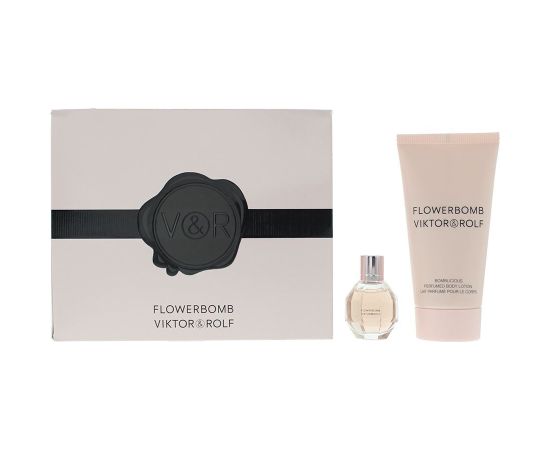 Set Viktor & Rolf: Flowerbomb, Eau De Parfum, For Women, 7 ml + Flowerbomb, Smooth, Body Lotion, Body, 50 ml Dāvanu komplekti