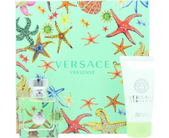 Set Versace: Versense, Eau De Toilette, For Women, 30 ml + Versense, Nourishing, Body Lotion, All Over The Body, 50 ml Dāvanu komplekti