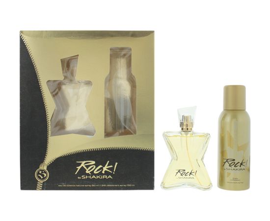 Set Shakira: We Rock, Eau De Toilette, For Women, 80 ml + We Rock, Deodorant Spray, For Women, 150 ml Dāvanu komplekti
