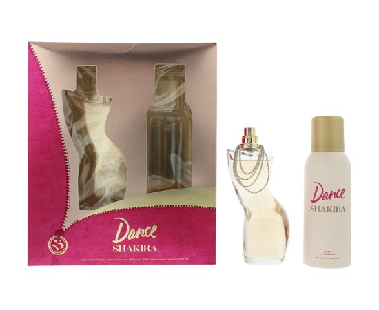 Set Shakira: Dance, Eau De Toilette, For Women, 80 ml + Dance, Deodorant Spray, For Women, 150 ml Dāvanu komplekti