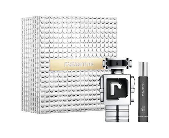 Set Paco Rabanne: Phantom, Eau De Toilette, For Men, 100 ml + Phantom, Eau De Toilette, For Men, 20 ml Dāvanu komplekti