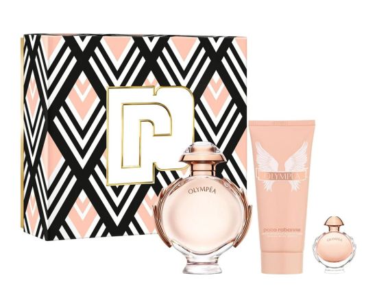 Set Paco Rabanne: Olympea, Eau De Parfum, For Women, 80 ml + Olympea, Hydrating, Body Lotion, 100 ml + Olympea, Eau De Parfum, For Women, 5 ml Парфюмерные наборы