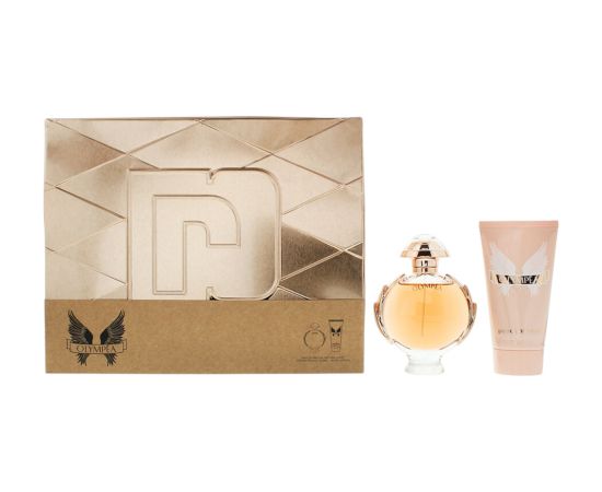 Set Paco Rabanne: Olympea, Eau De Parfum, For Women, 50 ml + Olympea, Hydrating, Body Lotion, 75 ml Dāvanu komplekti