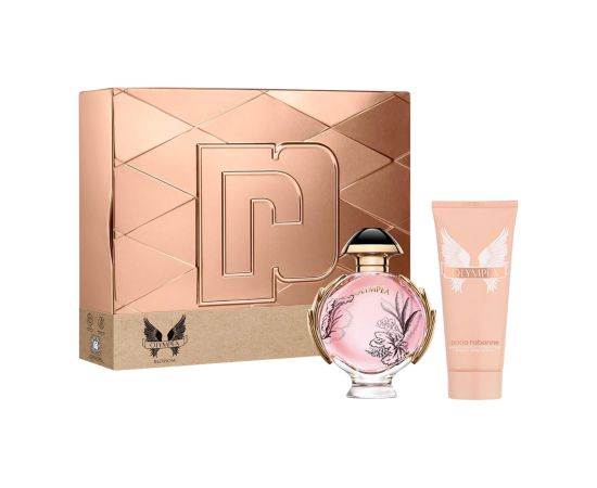 Set Paco Rabanne: Olympea Blossom, Eau De Parfum, For Women, 80 ml + Olympea Blossom, Hydrating, Body Lotion, 100 ml Dāvanu komplekti