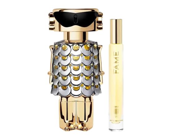 Set Paco Rabanne: Fame, Eau De Parfum, For Women, 80 ml + Fame, Eau De Parfum, For Women, 10 ml Dāvanu komplekti
