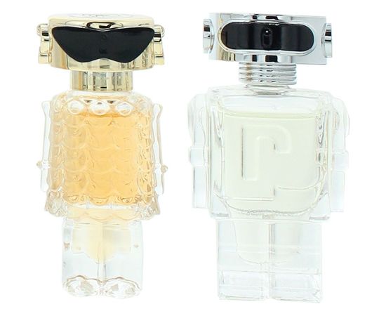 Set Paco Rabanne: Fame, Eau De Parfum, For Women, 4 ml *Miniature + Phantom, Eau De Toilette, For Men, 4 ml *Miniature Dāvanu komplekti