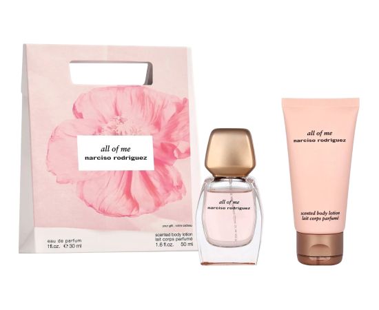 Set Narciso Rodriguez: All Of Me, Eau De Parfum, For Women, 30 ml + All Of Me, Hydrating, Body Lotion, 50 ml Dāvanu komplekti